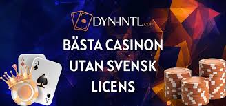 Topplista över Casino Utan Svensk Licens Spela Med 10 Euro